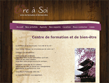 Tablet Screenshot of etre-a-soi.be